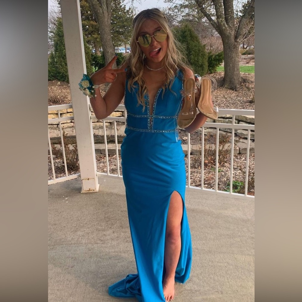 Blue Prom Dress